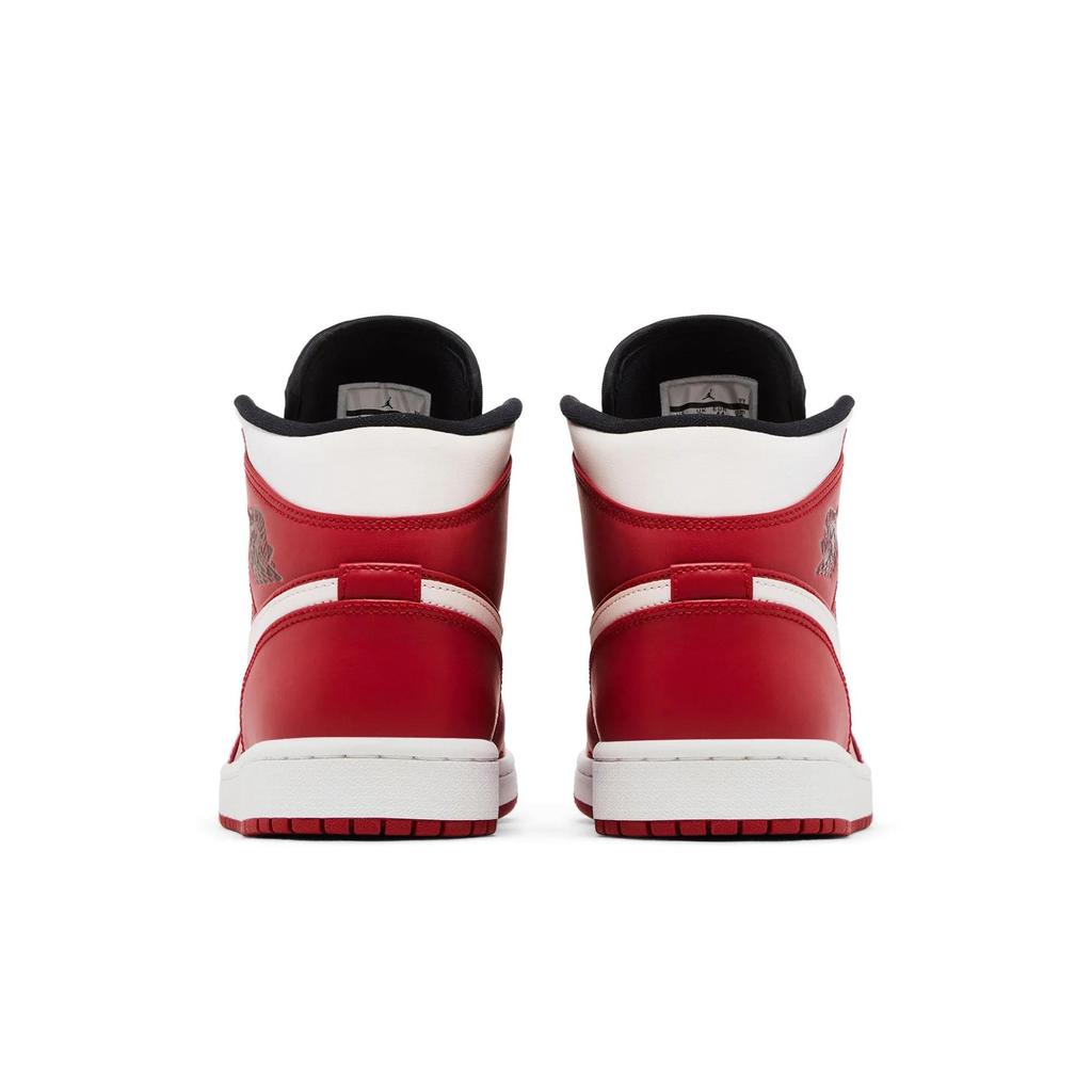 Air Jordan 1 Mid 'Gym Red' (Unisex) Gym Red / White Vintage Basketball Shoes 554724 605