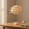 Bedside Lamp with Flower Shade FlowerShaped Romantic for Bedroom, Nightstand, Reading