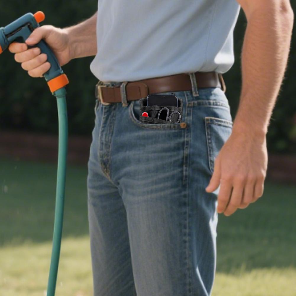 EDC Pouch with Abrasion Resistant Oxford Fabric Adjustable Strap and Multiple Tool Slots for Organized Carrying