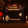 Creative Wood Photo Frame Happy Halloween Design Happy Halloween Decor Frame  Office