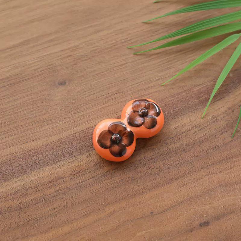 Ceramic Cute Red Watermelon/tomato Chopstick Holder Creative Home Fruit Spoon Fork Holder Kitchen Tableware