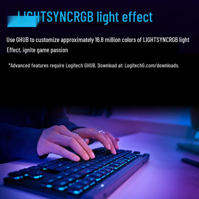 Logitech G515 LIGHTSPEED TKL Low-Profile Mechanical Gaming Keyboard