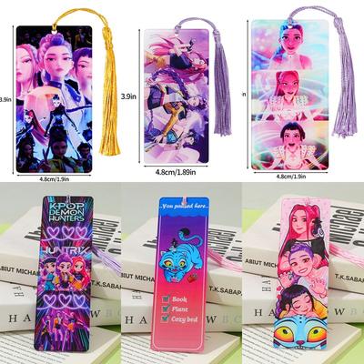 Kpop Demon Huter Záložka Hunrtrix Záložka Anime Záložky Kreslené Studentské Papírnictví Fanoušci Party Laskavost Dárky