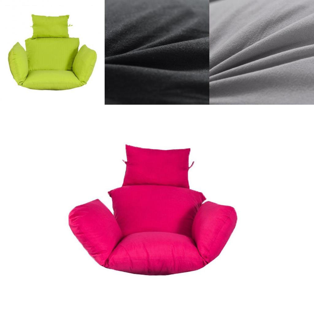 Comfy Rattan Swing Chair Cushion With Thicker Material And High Back Design