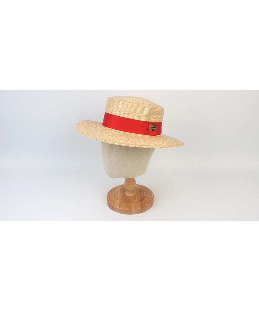 Yunibeosyeolkemiseuteuli Red Line Kangkang Panama Hat Panama Hat