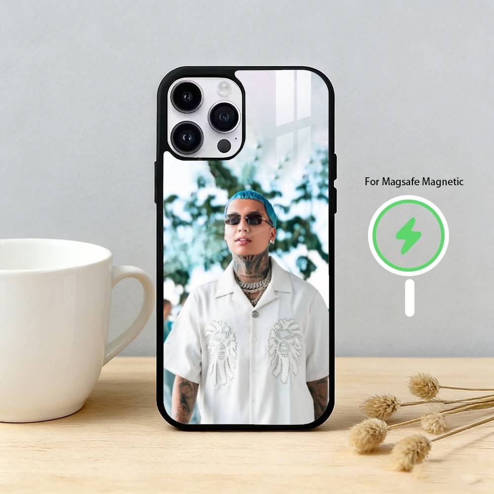 Blessd Cantante Rapper Phone Case For iPhone 17,16,15,14,13,12,Plus,Pro,Max For Magnetic Wireless Charge