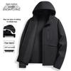 SNOWFLYING Men's 2025 Detachable Hooded Jacket