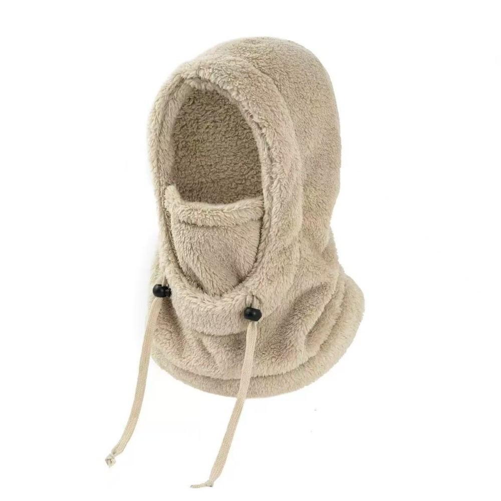 Warm One-piece Hat Scarf Windproof Hooded Hat Fashion Ear Protection Cap
