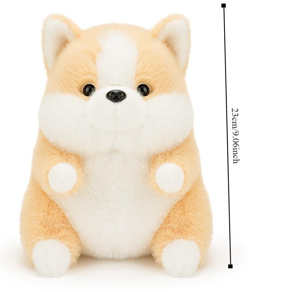 Corgi Simulation Dog Plush Toys Husky Puppy Plush Action Figure  Children Girls Boys