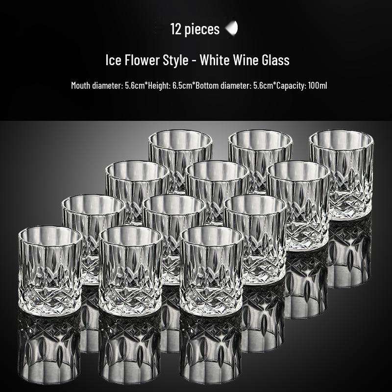 Light Luxury Crystal Baijiu & Beer Shot Glass Set