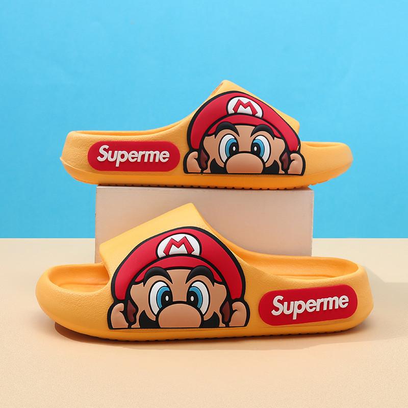 Comfortable Boys Summer Slippers For Kids With Cartoon Superhero Design In Multiple Colors And Sizes