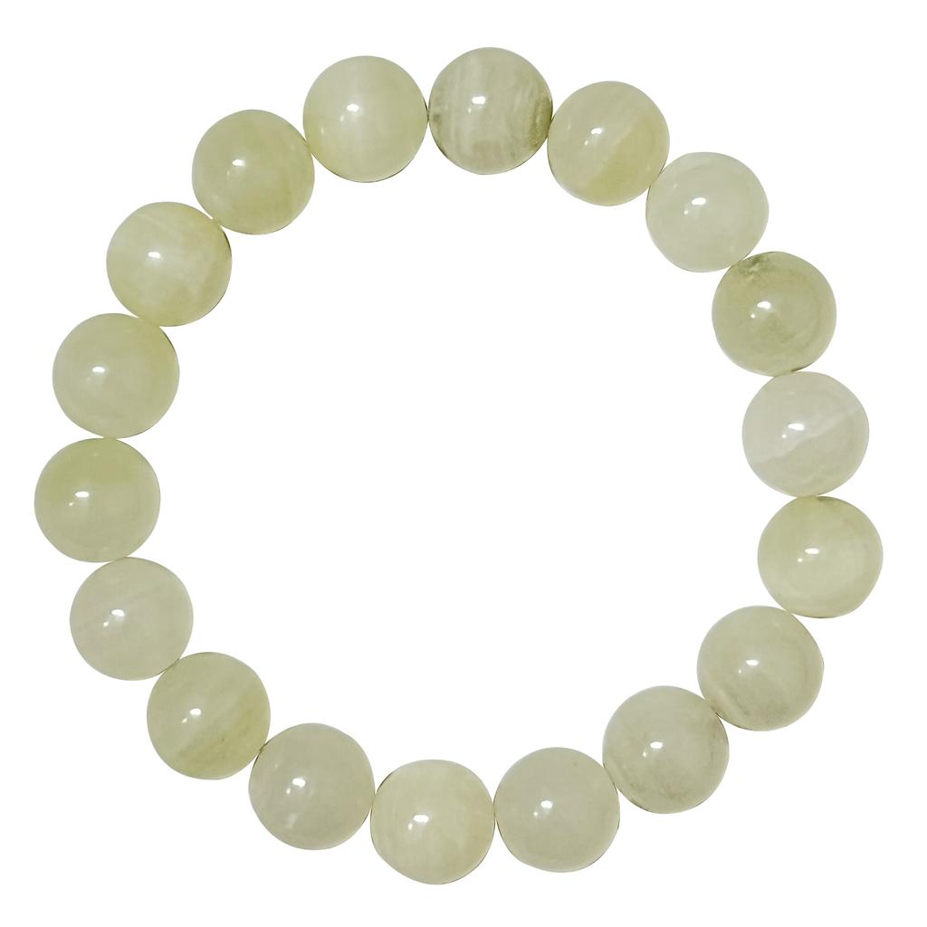 Natural Calcite 8mm Round Beads Stretchable Beaded Bracelets For Women Healing Meditation Gem Semi Precious Gemstone Bangle Jewelry Gifts