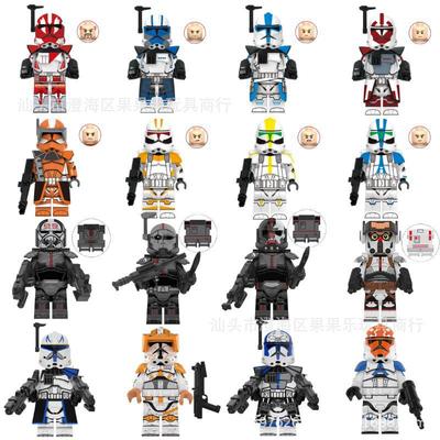 LEGO Star Wars Serie Kompatible Byggeklodser til Drenge - Pædagogisk Legetøj Robotfigurer i Pose