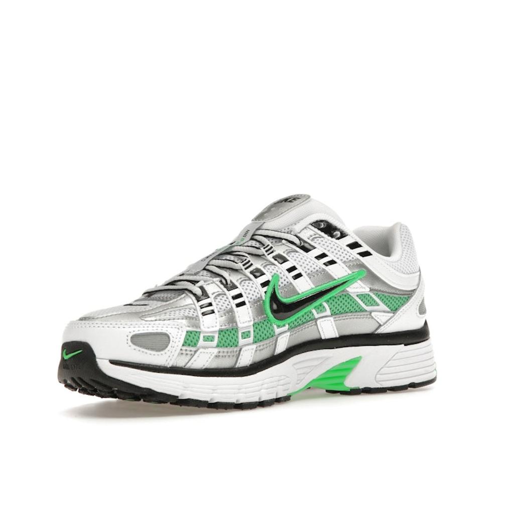Nike P-6000 White Spring Green Unisex tenisky Metallic-Silver Black CD6404-104