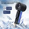 New Handheld Air Cold Fan 3000mAh USB Rechargeable Outdoor Mini Cooling Fan With 100 Speed Wind Transparent Cold Compress Fans