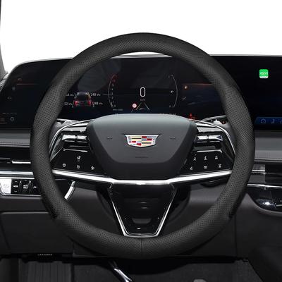 Suitable for Ultra-Thin Breathable Leather Steering Wheel Cover Suitable for Cts 2013 Ct4 Carbon Interior Ct5 Xt5 Xt4 Xt6 Escalade Srx Xts Ct