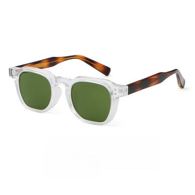 Retro Rivet Square Frame Sunglasses for Women Men Luxury Punk Sun Glasses Anti Blue Light Eyeglasses UV400