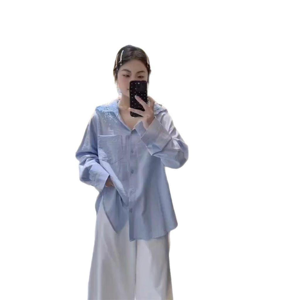 Women's Chic French Crochet Hooded Long Sleeve Sunscreen Shirt - Summer Loose Fit