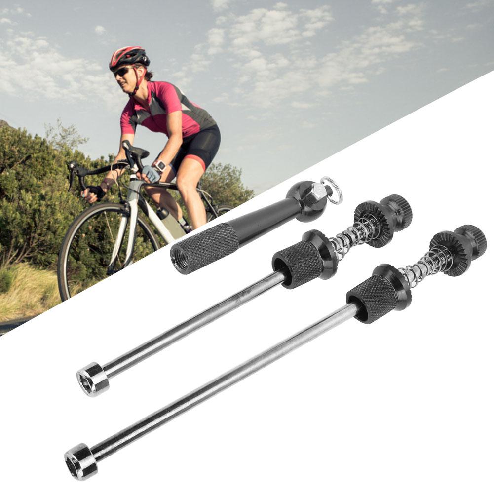 Bicycle Skewer Lever Quick Release Bike QR Wheel Locking Security Anti Theft Skewers for MTB Mountain Road Cycling Hub Parts