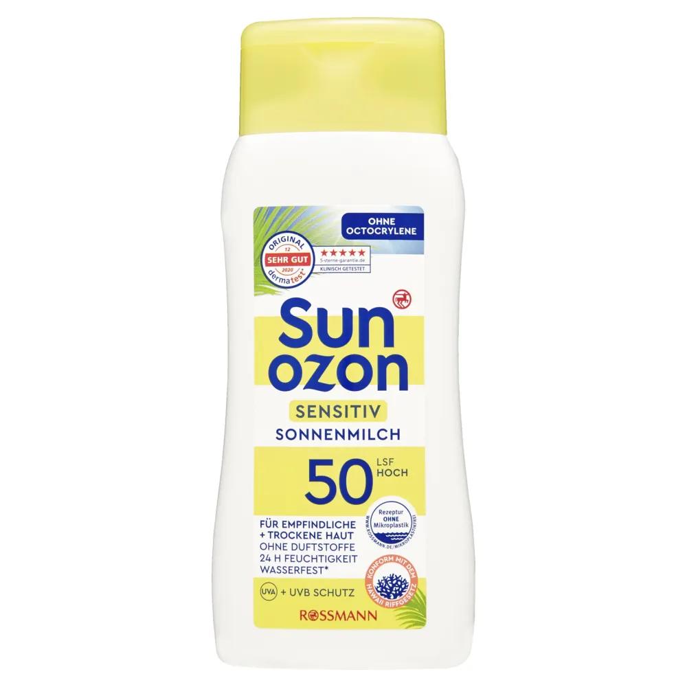 ROSSMANN sunozon Sun Milk SPF50 Sensitive 200ml