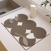 Small Fresh Kitchen Countertop Mat Dirt Resistant Heat-resistant Heat-insulating Pad Water Absorbing Quick Drying Anti Slip Pad