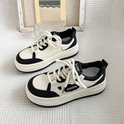 Thick Baseplate Shoes Women's Spring and Autumn Versatile Little White Shoes New Korean Casual Sports Shoes