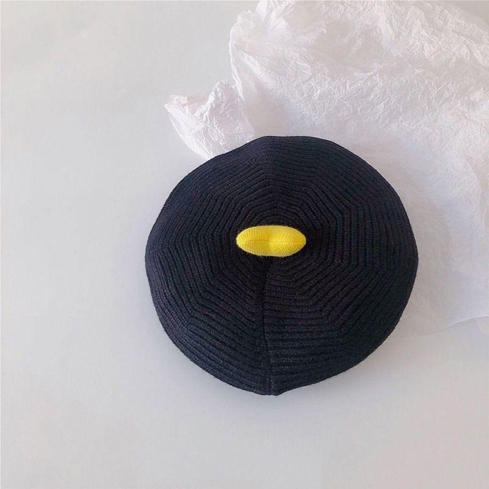 Solid Color Windproof Newborn Cotton Toddler Painter Hat Pumpkin Cap Infant Beanie Hat Baby Hat