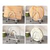 Plate Organizer Rack Stainless Steel Pot Lid Holder Cutting Board Storage Rack Modern Heavy Duty Multi-Functional For Kitchen