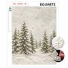 DIY Pearl and Diamond Painting Kit Winter Forest Theme. Suitable for Beginners. Home Wall Decoration. Handmade Gift.