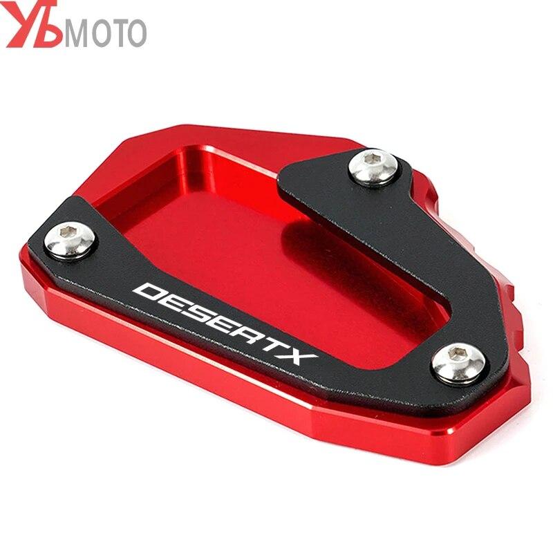 Motorcycle CNC Side Stand Extension Kickstand Enlarge Pad For Ducati SCRAMBLER 1100 Sport Icon Dark DesertX Desert X 2022 2023