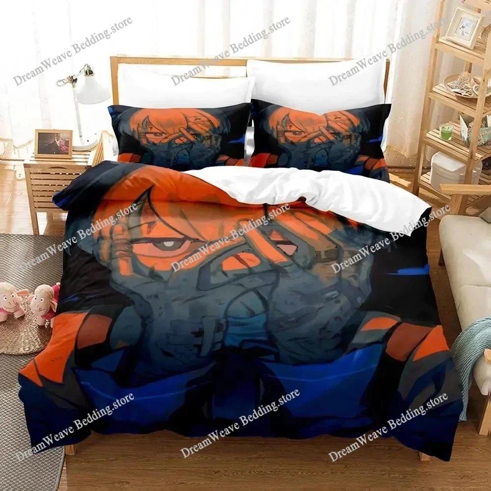 MILGRAM Single Double Queen King Size Bedding Set Boys Bedroom Duvet Cover Set 3D Printed Anime Bed Sheet Set Home Textileextile