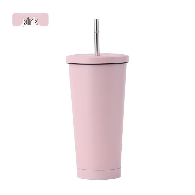 Shangqi 304 Stainless Steel Insulated Coffee Car Cup with Straw