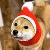 1PC Cute Christmas Dog Hat Noise Protection Knit Dog Hat Warm Winter Cap Soft Stretchy Knit Hat for Pet Dogs Cats Christmas Gift