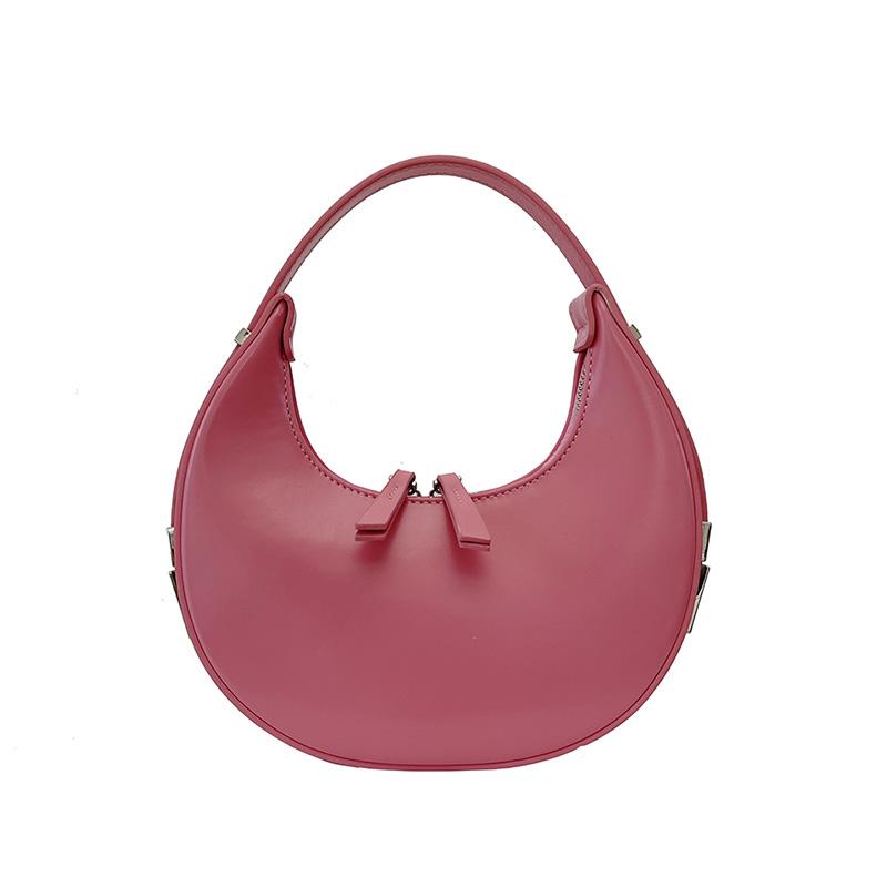 Women's Bag Internet Celebrity High Sense Half Moon Bag Fashion Crescent Armpit Bag 2024 New Casual Shoulder Messenger Bag
