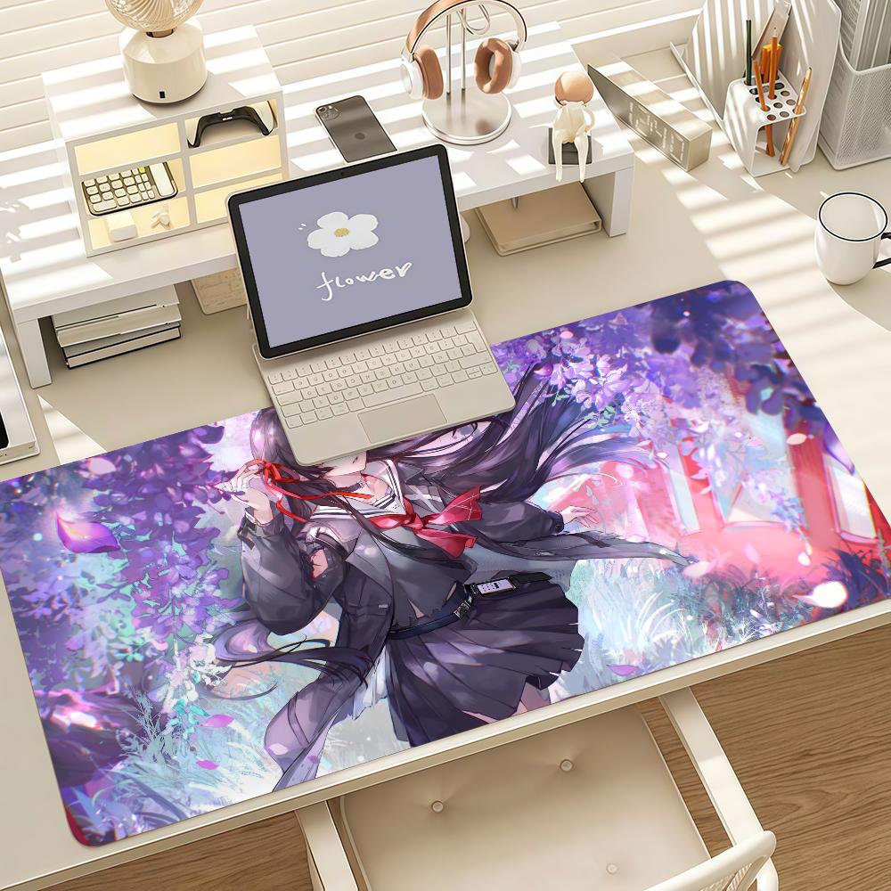 Game Wuthering Waves Chisa Mouse Pad Anti Slip Rubber Edge Locked Thickened Laptop Gaming Desk Mat