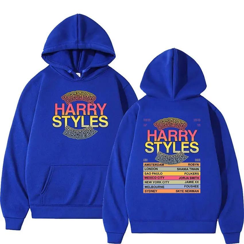 Harry Styles Kiss All The Time Disco Occasionally Tour 2026 Merch Hoodie Men Women Vintage Long Sleeve Oversized Clothing Hooded