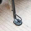 Itisyou Side Stand Plate, Bike Stand, Plate, Bike Side Stand, Plate, Universal (Black)