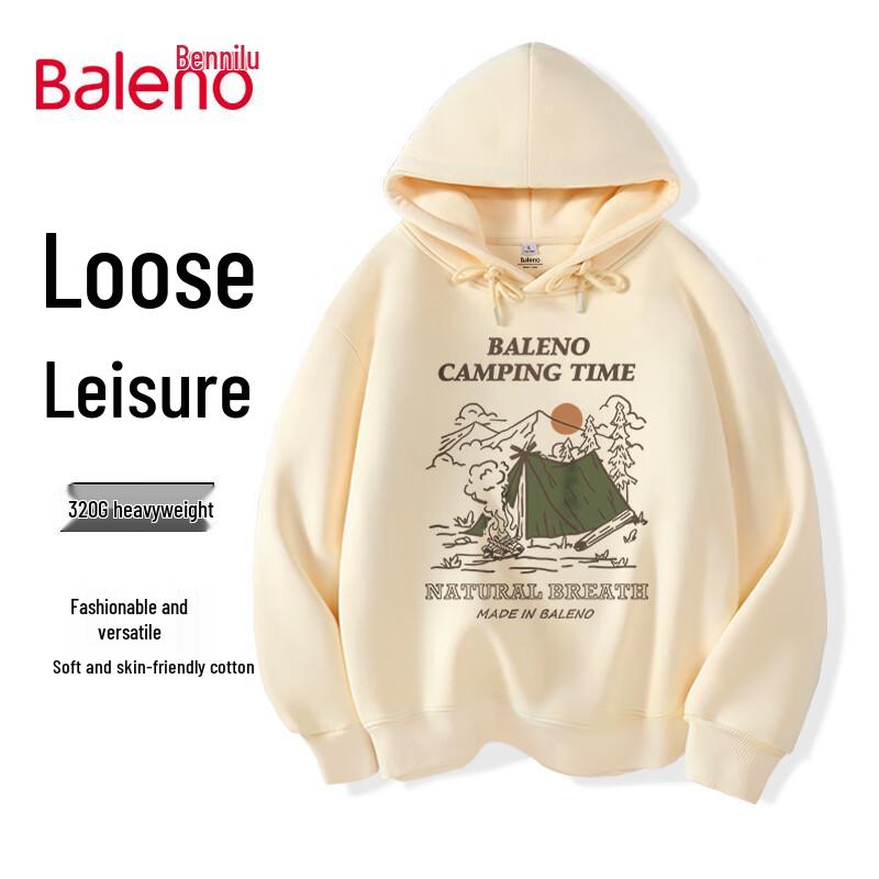 

Мужской свитшот с капюшоном свободного кроя с графическим принтом Baleno 3XL