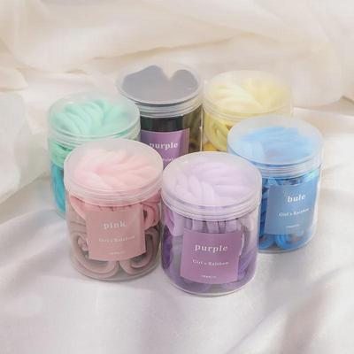 Élastiques à cheveux couleur bonbon - 50 élastiques de haute qualité pour queues de cheval et accessoires