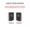 In-stock  Full-cover Suede Car Key Fob Case, Suitable for Volvo S60, S90, XC40, XC60, XC90 High Quality Keychain Accessory