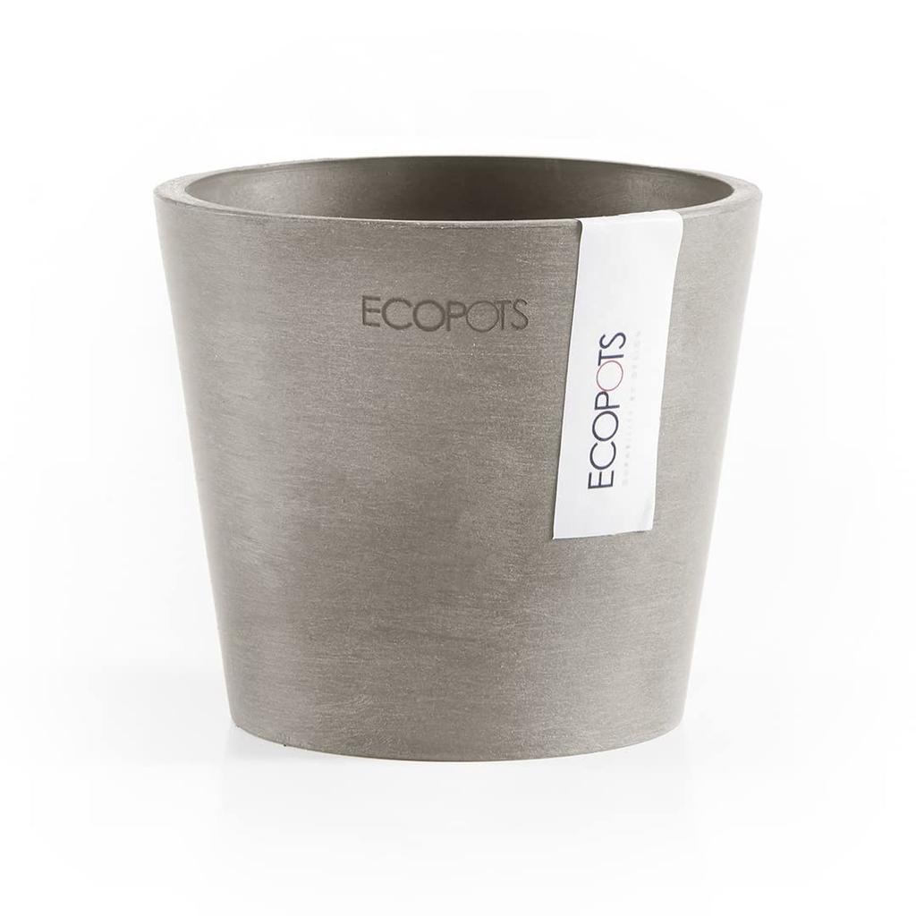 ECOPOTS Amsterdam AND PLANTS Pot (Taupe, Table-S (No. 3) Cover)
