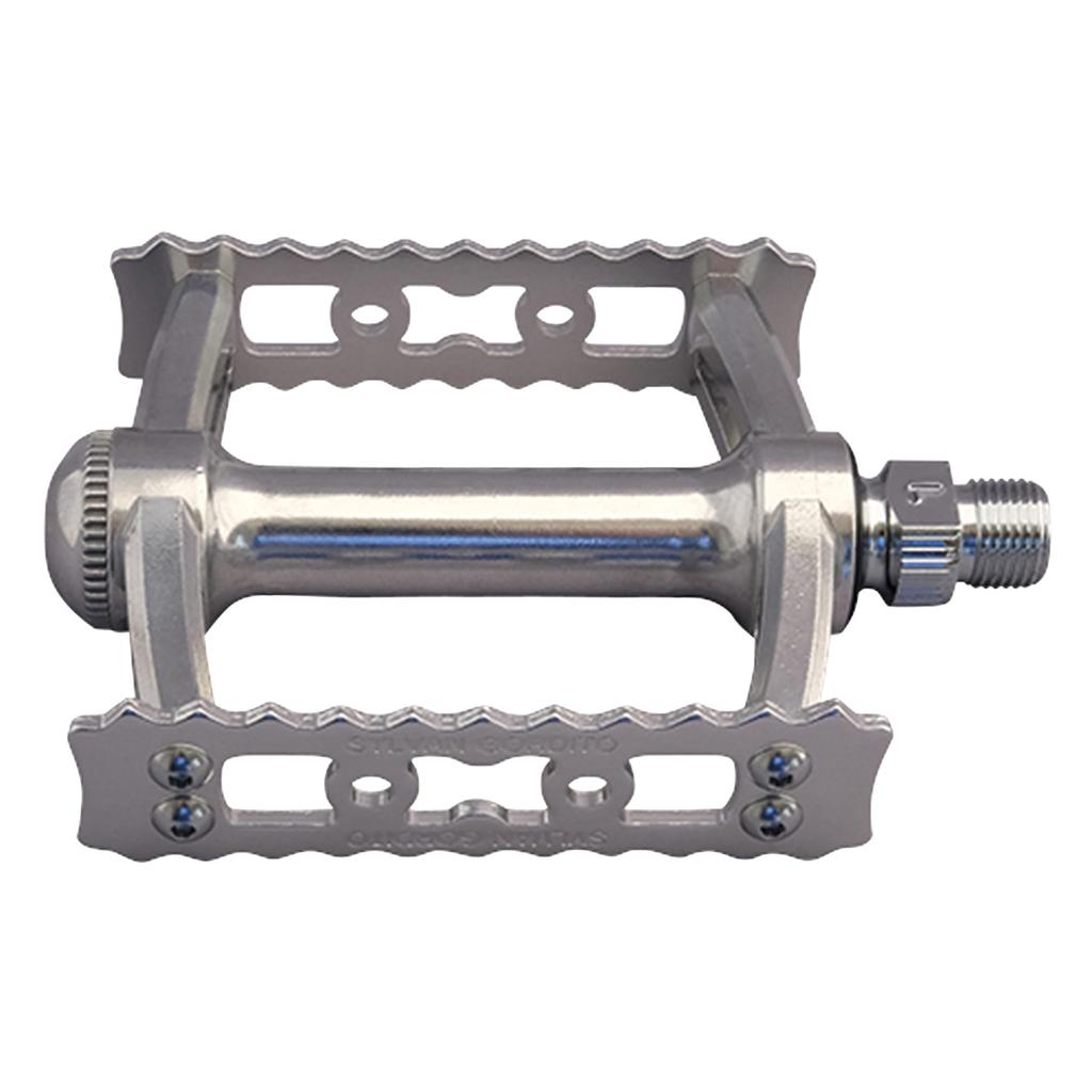 MKS Bicycle Pedal SYLVAN Gordito Silver (Mikashima Seisakusho) (Sylvan Gordito)