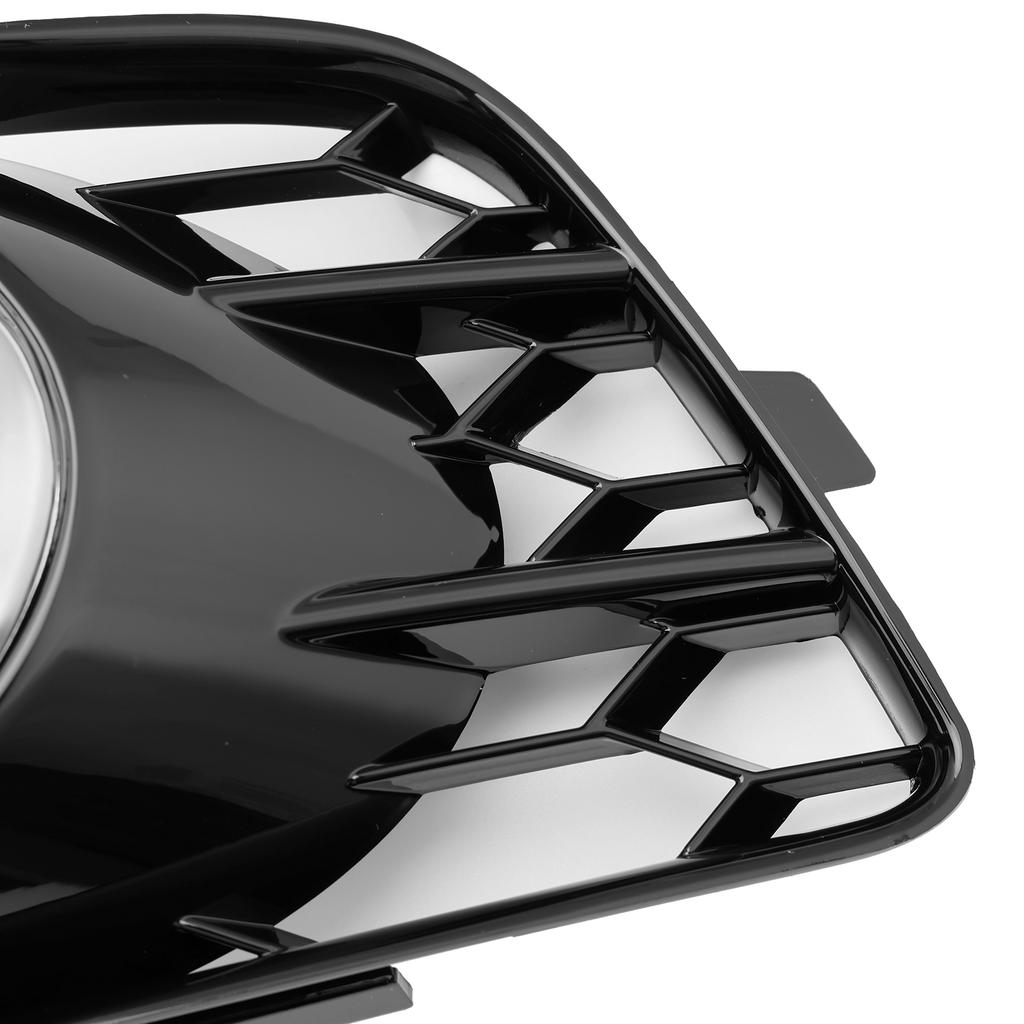 Honeycomb Front Bumper Fog Light Grille Cover Fit A3 8P S-Line 2009-2012