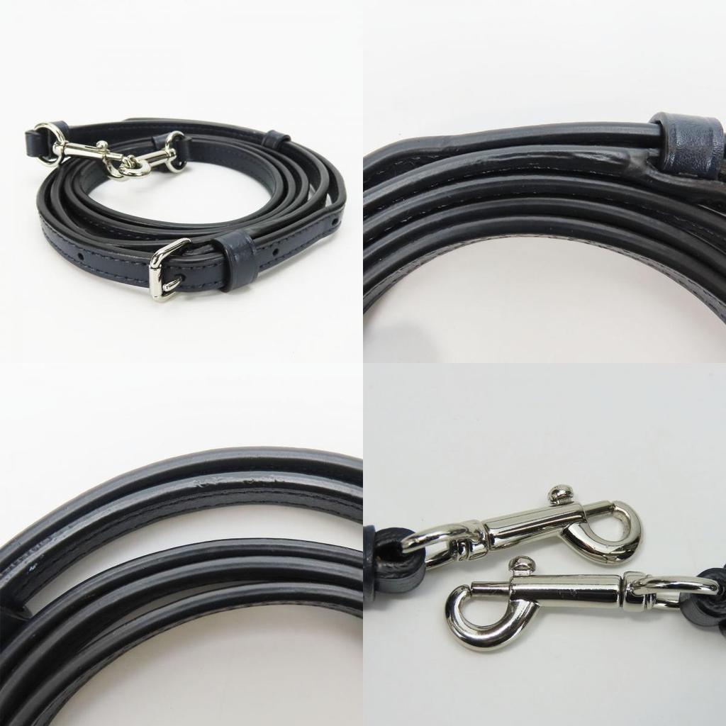 Używana torebka COACH F78263 Skóra z sygnaturą Granatowa Mini Boston