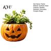 Decorative Pumpkin Container for Porch Patio Halloween Planter, Resin Jack-O-Lantern Flower Pot, Festive Ornament Entryway Plant Pot Succulents