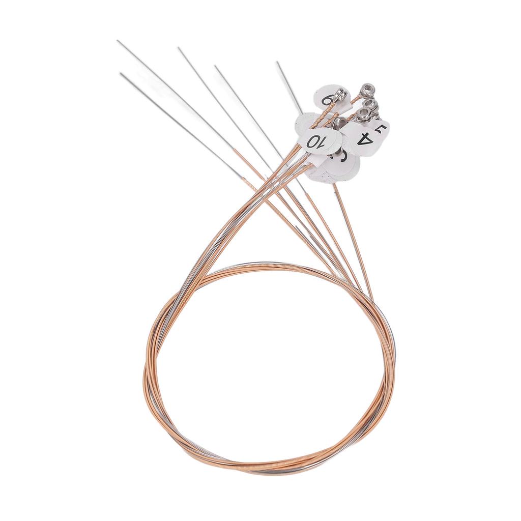 10PCS Lyra Harp Steel String Wear Resistance Adjustable Tone Harp String Set for Replacement