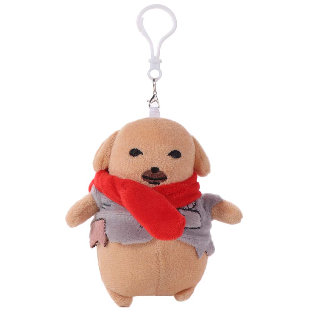 Stuffed Animal Dipping Sauce Dog Poor Tired Puppy Plush Keychain Dog Plush Doll  Gifts for Kid