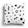 Decorazione Soggiorno Casa Moderna Federa Cuscino Coprisoffa 45*45Cm Copricuscino 60X60Cm Nordico 50X50 Autunno Bianco Nero Semplice