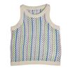 Crochet Sleeveless T-shirt 664322 for Girl