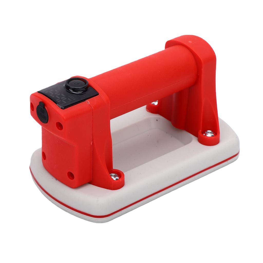 Oval Electric Vacuum Suction Cup 90kg Digital Display Vacuum Lifter for Glass Tile Metal Stone Auto Inflate